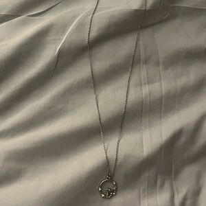 Target Silver Necklace with Star Pendant